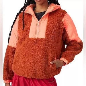 NWOT Free People Lead The Pack Fleece Sz Sm
